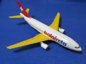 1/200 スケール Airbus A310 Balair / ハセガワ製 / A300改造 / 自作デカール